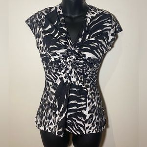 Animal print top